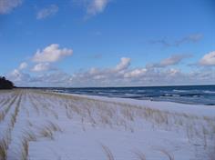 Blick vom Strandübergang 7 (Februar 2009)