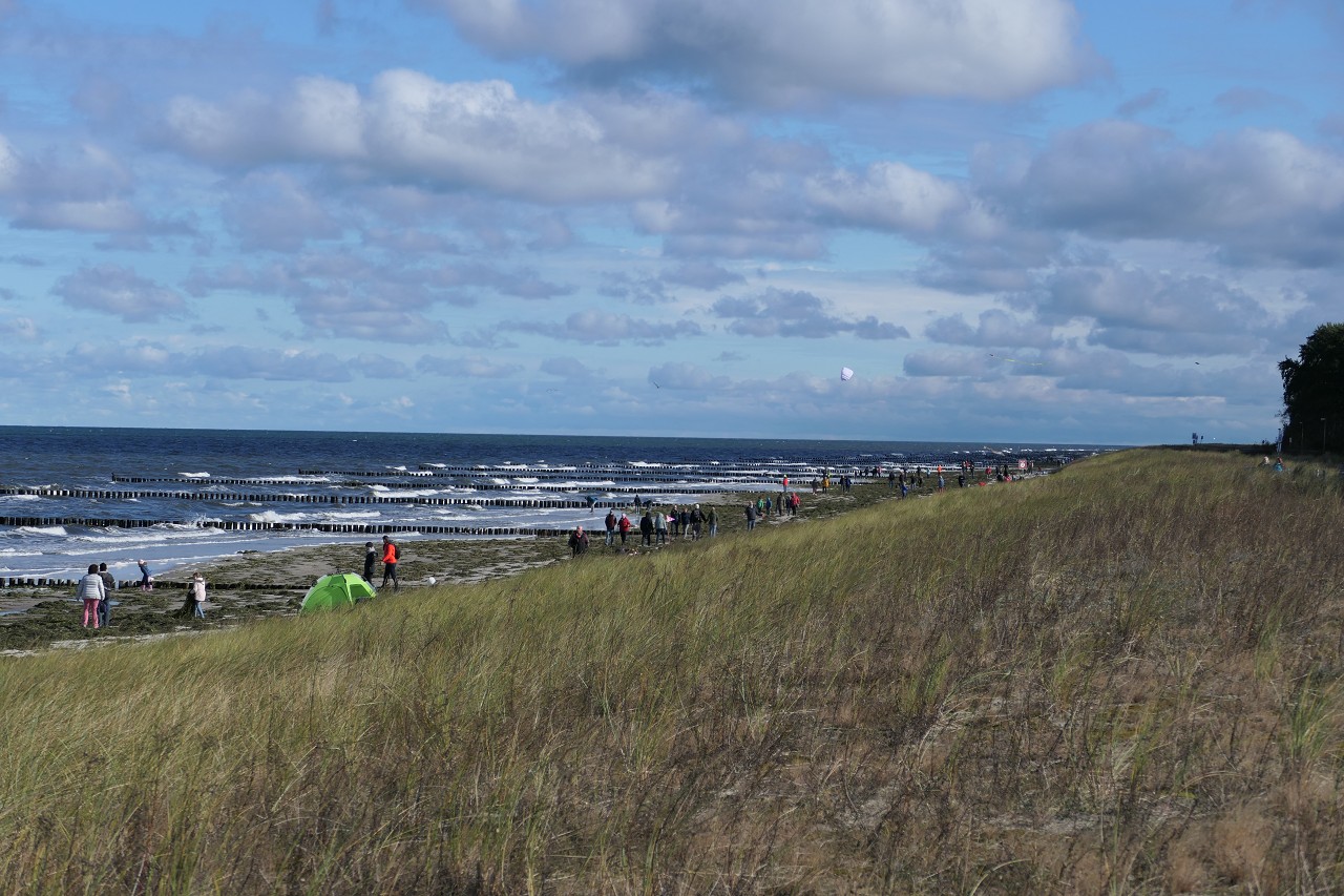 Nach dem Oktoberhochwasser 2020 in Zingst