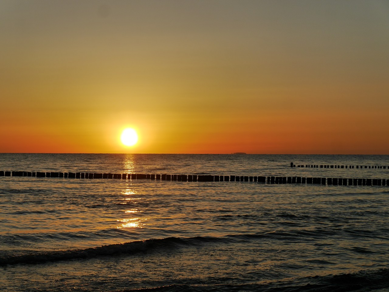 Sonnenaufgang mit Hiddensee